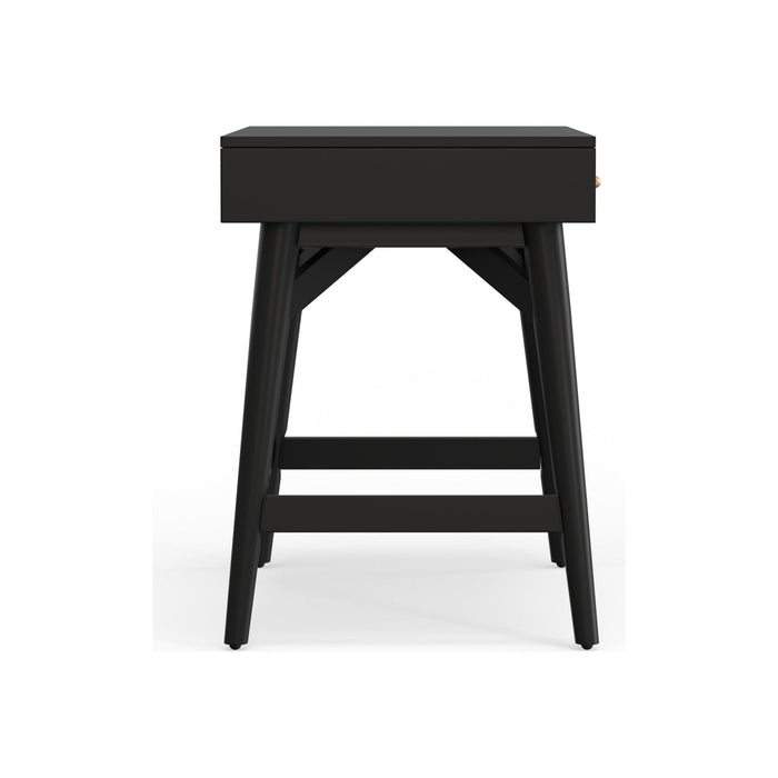 Alpine Furniture Flynn Bedroom Vanity, Black