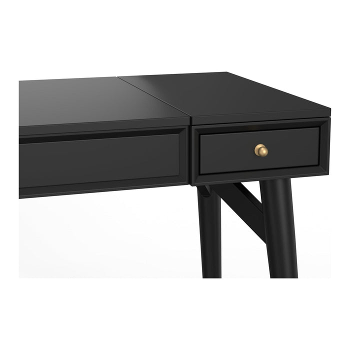 Alpine Furniture Flynn Bedroom Vanity, Black
