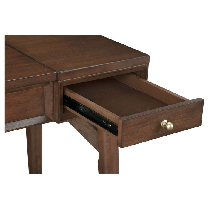 Alpine Furniture Flynn Bedroom Vanity, Walnut