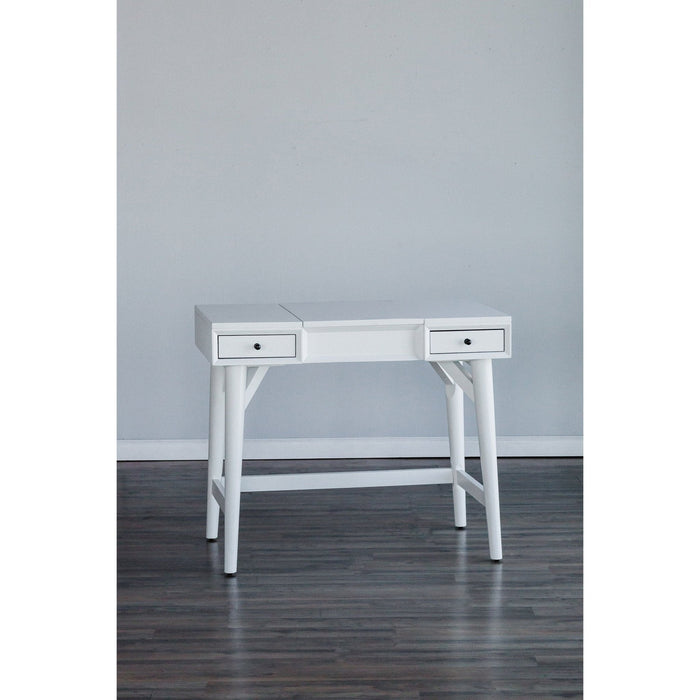 Alpine Furniture Flynn Bedroom Vanity, White