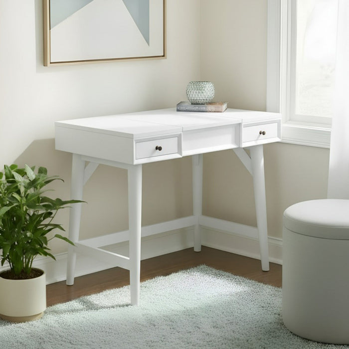 Alpine Furniture Flynn Bedroom Vanity, White