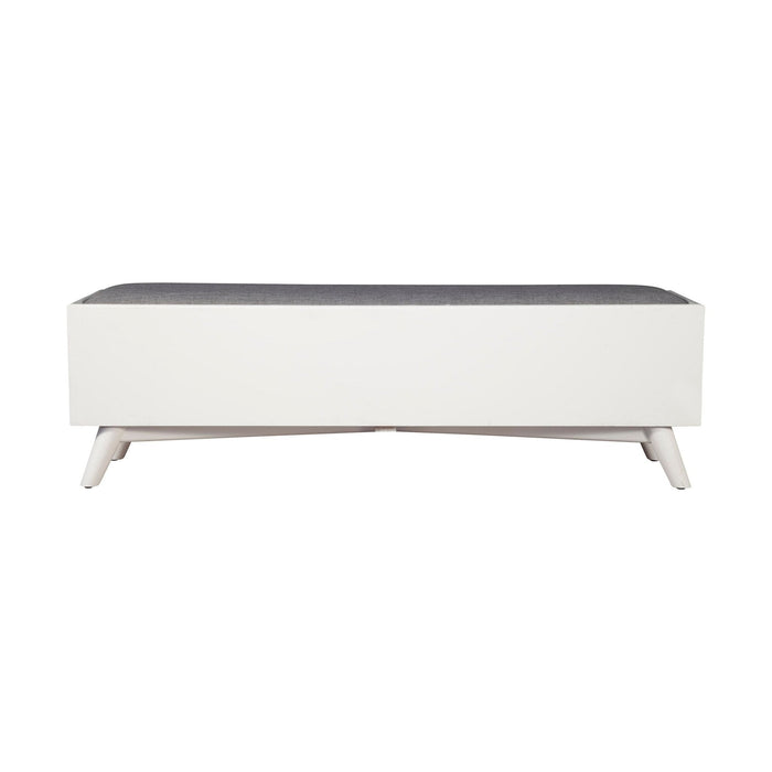 Alpine Furniture Flynn Bench, White