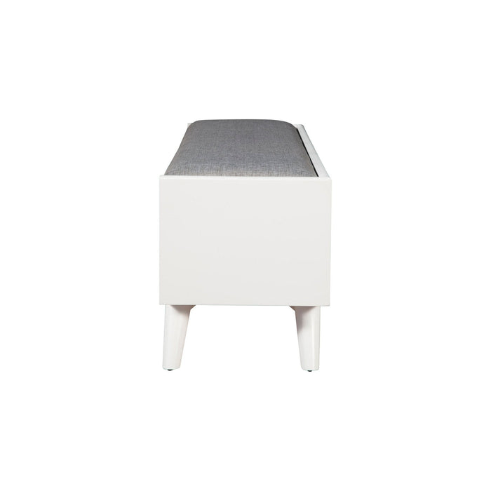 Alpine Furniture Flynn Bench, White