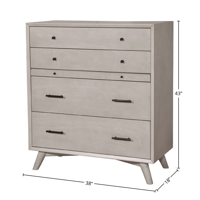 Alpine Furniture Flynn Chest, Gray