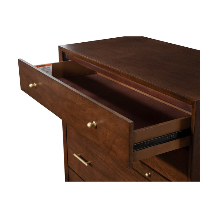 Alpine Furniture Flynn Chest, Walnut