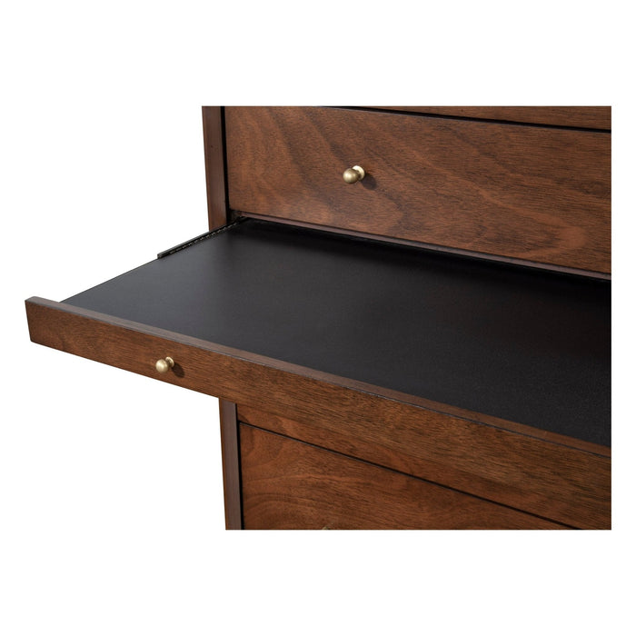 Alpine Furniture Flynn Chest, Walnut