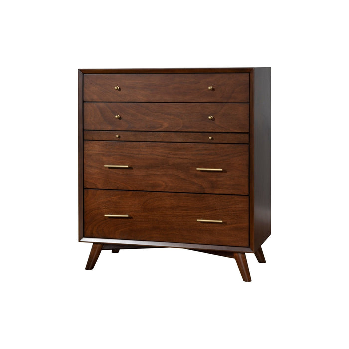Alpine Furniture Flynn Chest, Walnut