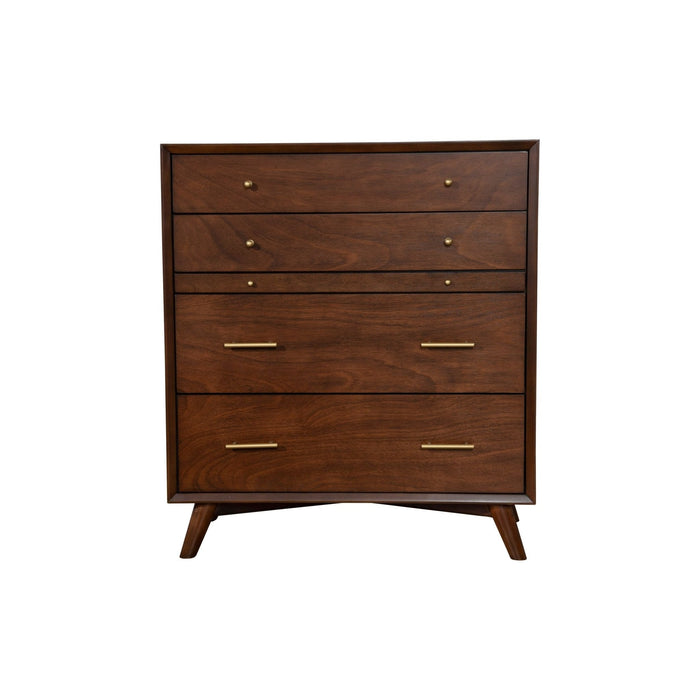 Alpine Furniture Flynn Chest, Walnut