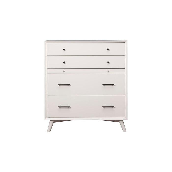 Alpine Furniture Flynn Chest, White