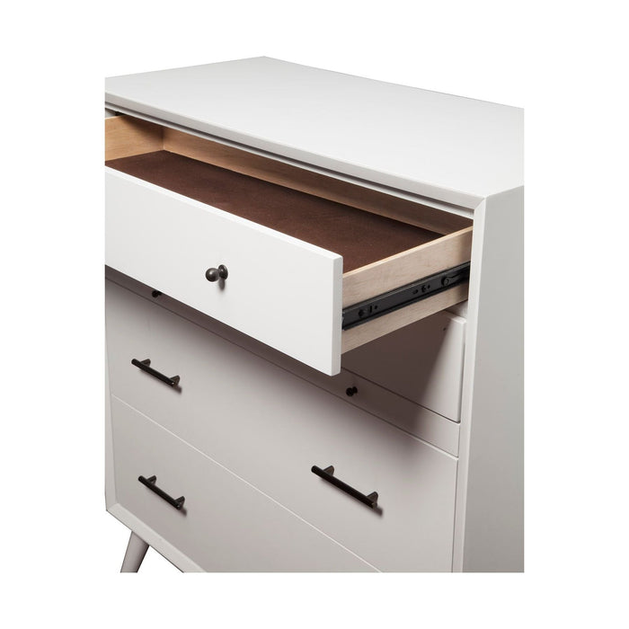 Alpine Furniture Flynn Chest, White
