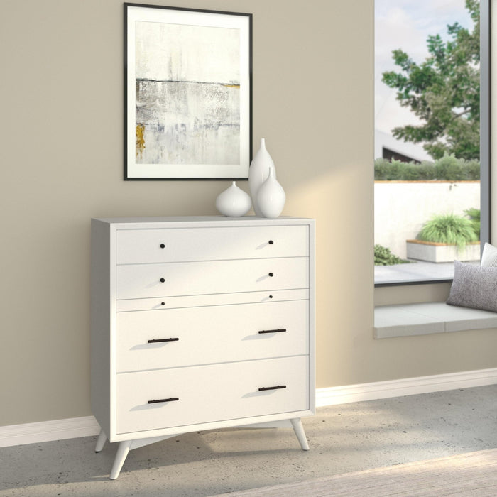 Alpine Furniture Flynn Chest, White