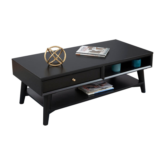 Alpine Furniture Flynn Coffee Table, Black