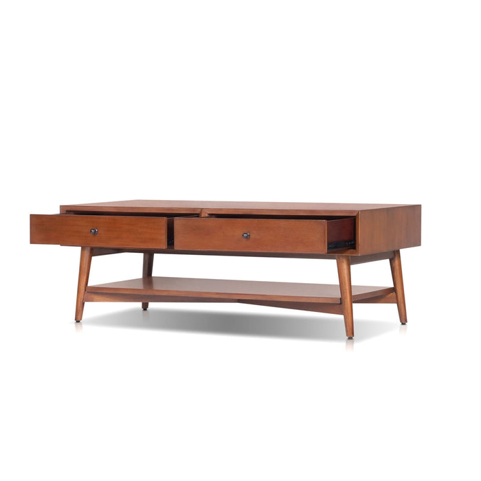 Alpine Furniture Flynn Coffee Table, Chestnut