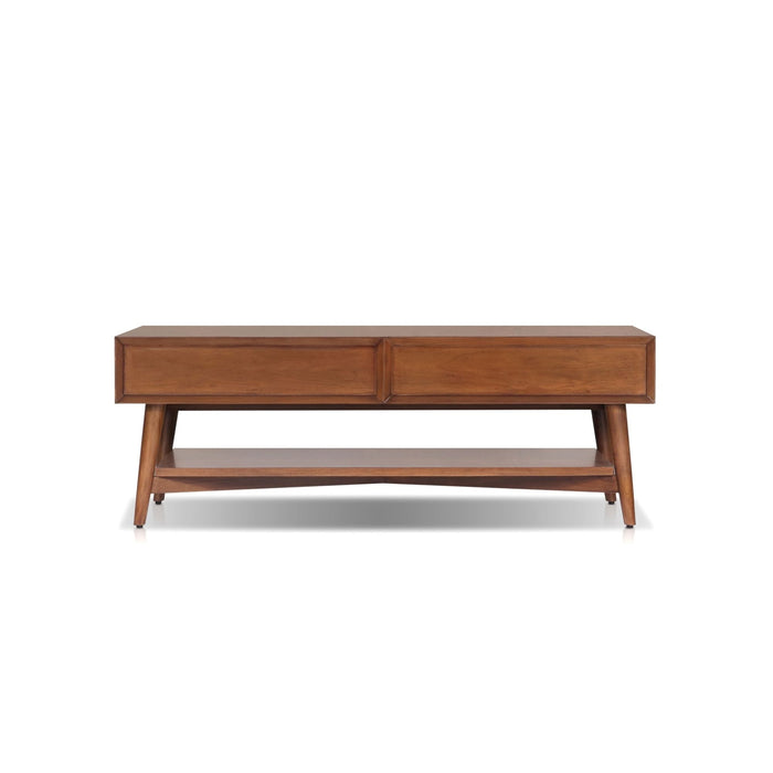 Alpine Furniture Flynn Coffee Table, Chestnut