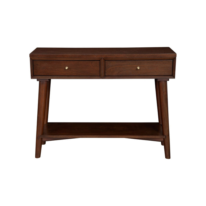 Alpine Furniture Flynn Console Table, Walnut