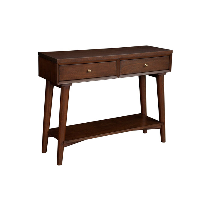 Alpine Furniture Flynn Console Table, Walnut