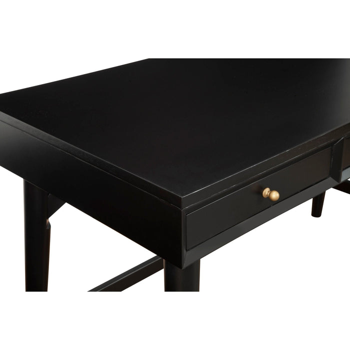 Alpine Furniture Flynn Large Desk, Black