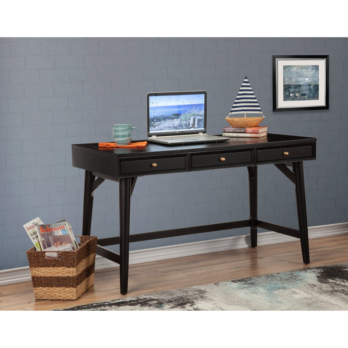 Alpine Furniture Flynn Large Desk, Black