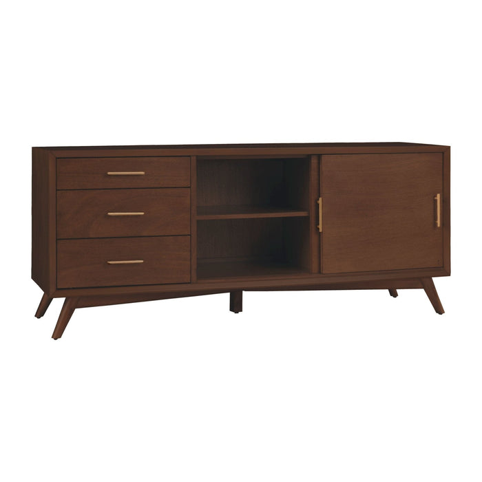 Alpine Furniture Flynn Large TV Console, Walnut