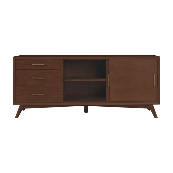 Alpine Furniture Flynn Large TV Console, Walnut