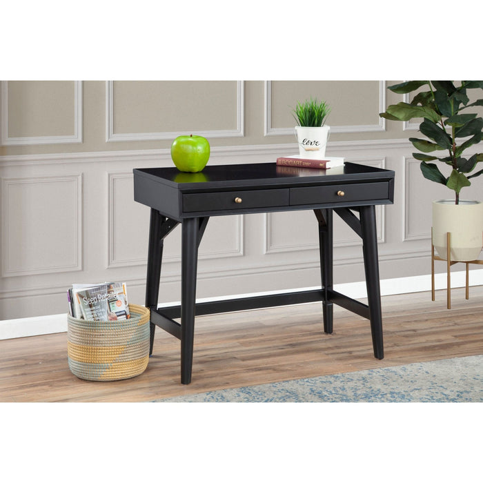 Alpine Furniture Flynn Mini Desk, Black