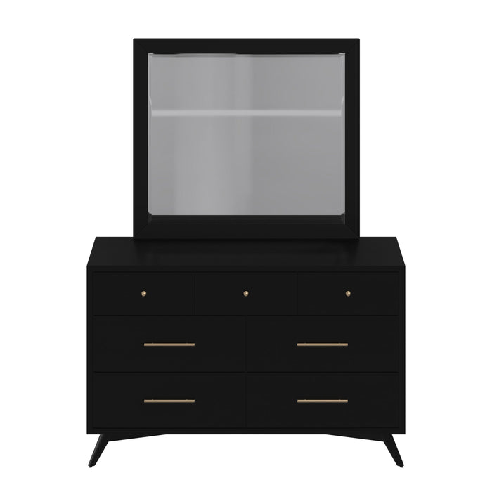 Alpine Furniture Flynn Mirror, Black