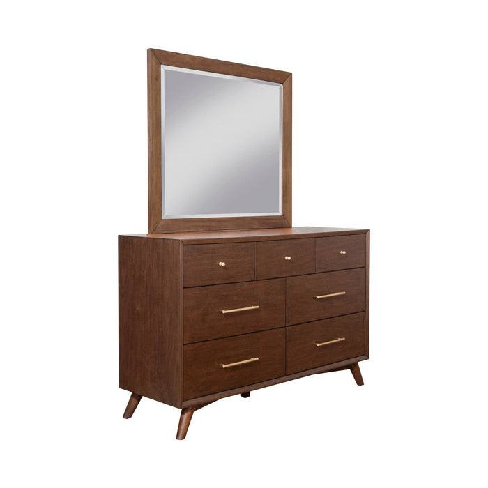 Alpine Furniture Flynn Mirror, Walnut