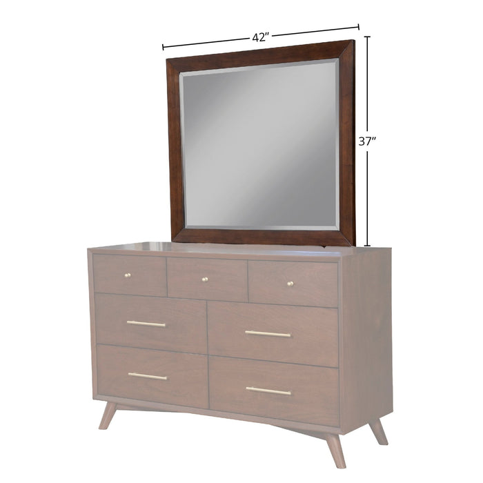 Alpine Furniture Flynn Mirror, Walnut