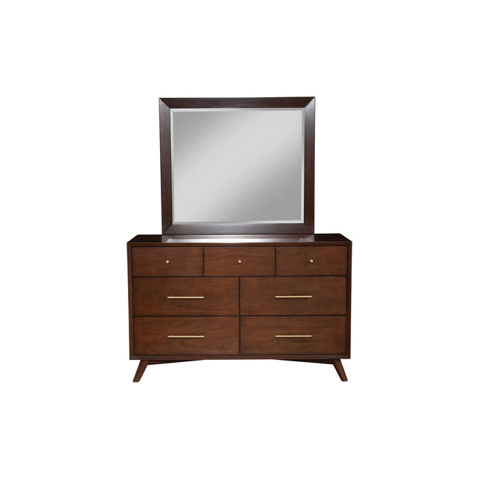 Alpine Furniture Flynn Mirror, Walnut