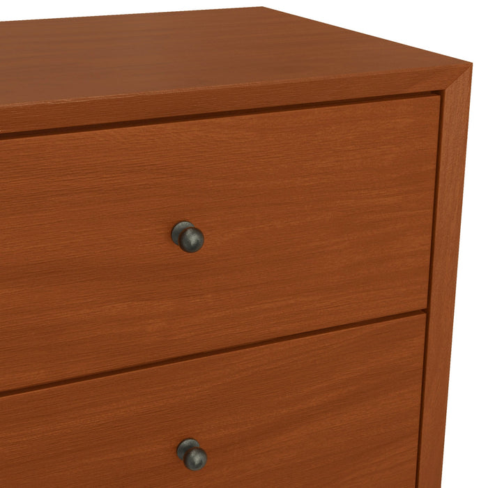 Alpine Furniture Flynn Nightstand, Chestnut