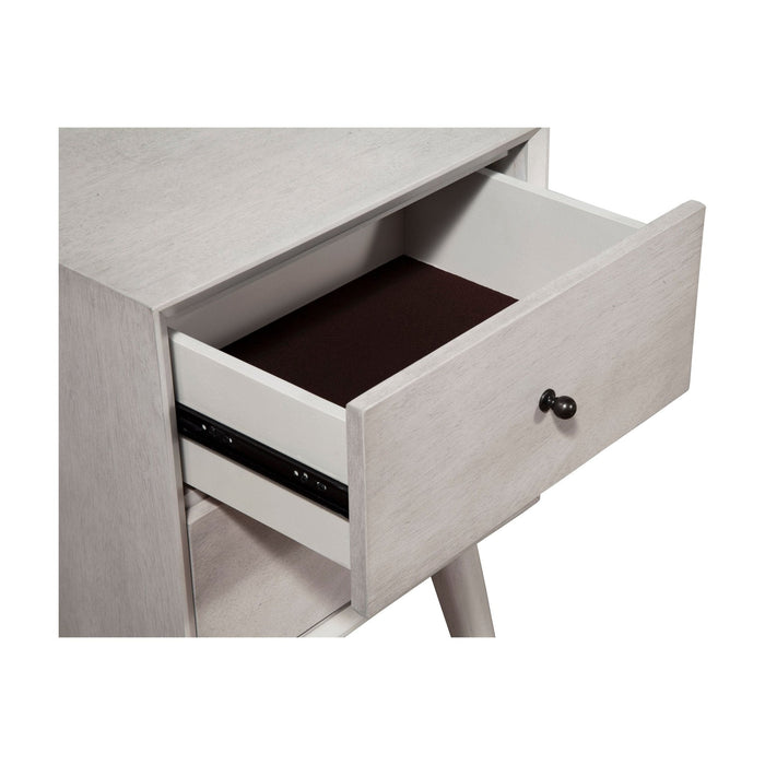 Alpine Furniture Flynn Nightstand, Gray