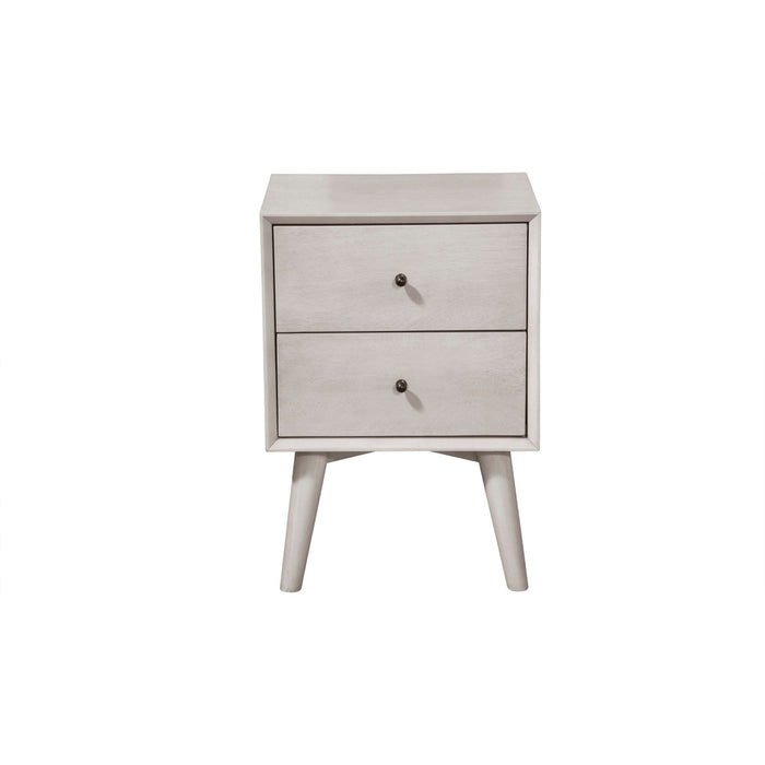 Alpine Furniture Flynn Nightstand, Gray