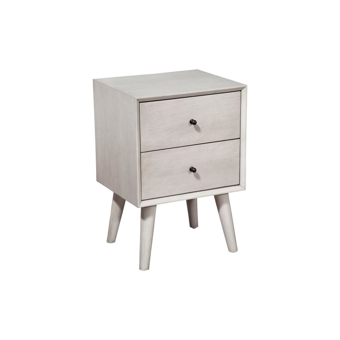 Alpine Furniture Flynn Nightstand, Gray