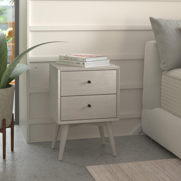 Alpine Furniture Flynn Nightstand, Gray