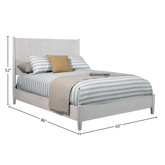 Alpine Furniture Flynn Panel Bed, Gray