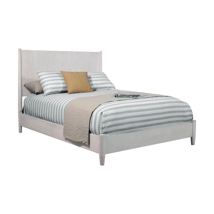 Alpine Furniture Flynn Panel Bed, Gray