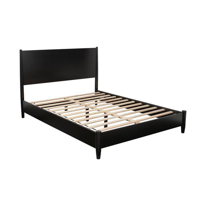 Alpine Furniture Flynn Platform Bed, Black