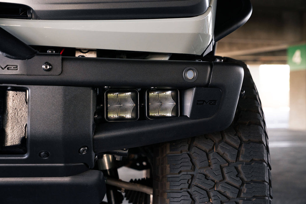 DV8 Offroad 2021-2026 Ford Bronco Factory Bumper Fog Pocket Light Mounts – image 8 of 16