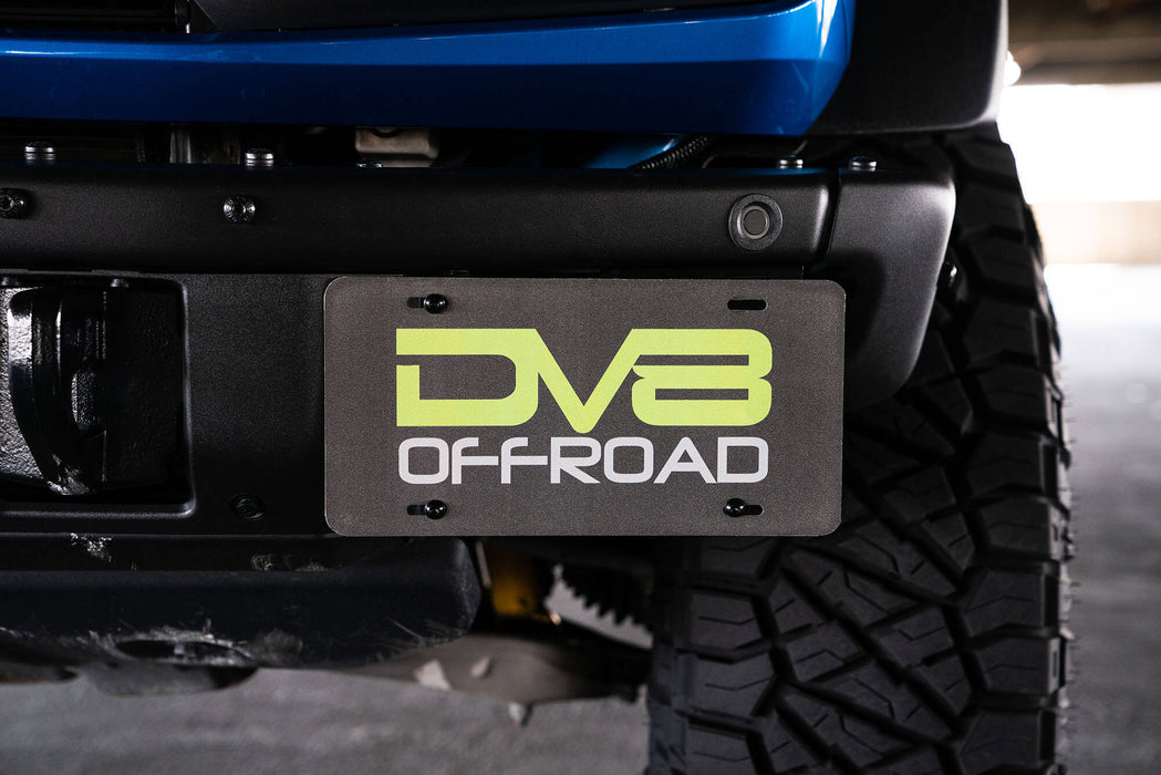 DV8 Offroad 2021-2026 Ford Bronco Factory Front Bumper License Relocation Bracket Side – image 9 of 18