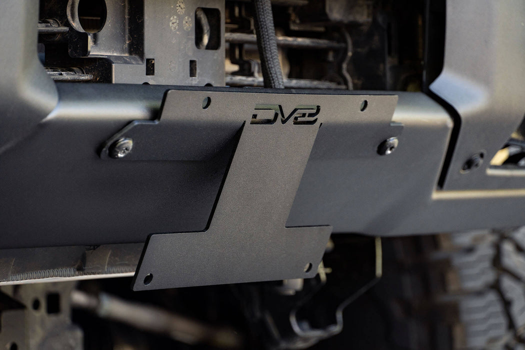 DV8 Offroad 2021-2026 Ford Bronco Factory Front Bumper License Relocation Bracket Center – image 7 of 10