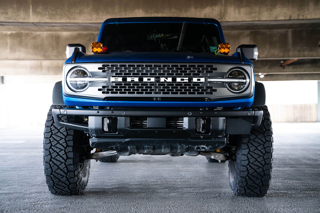 DV8 Offroad 2021-2026 Ford Bronco Factory Front Bumper License Relocation Bracket Side – image 12 of 18