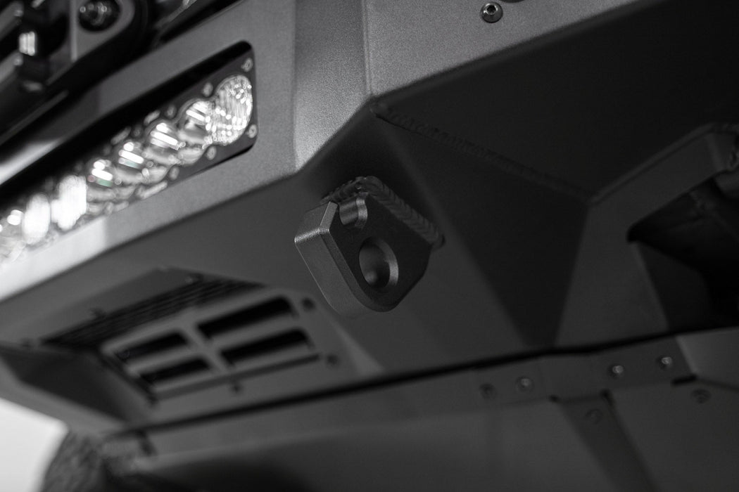 Addictive Desert Designs 2022-2026 Ford Bronco Raptor Rock Fighter Winch Front Bumper – on the trail, image 9 of 11