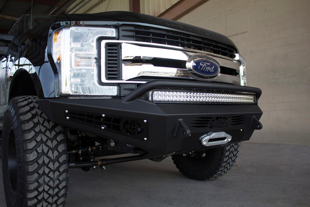 Addictive Desert Designs 2017-2022 Ford Super Duty HoneyBadger Winch Front Bumper – image 3 of 5