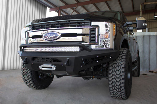 Addictive Desert Designs 2017-2022 Ford Super Duty HoneyBadger Winch Front Bumper – image 2 of 5