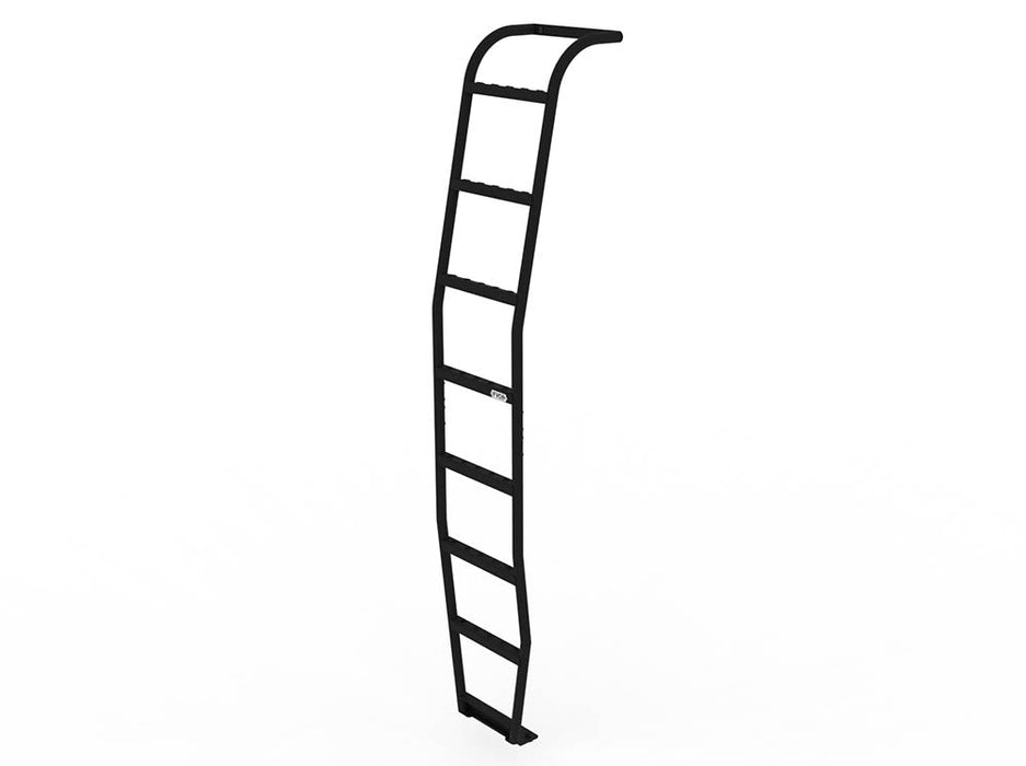 Flatline Van Co. 2023-2025 Ford Transit Trail Side Ladder Mid Roof – on the trail, image 8 of 8