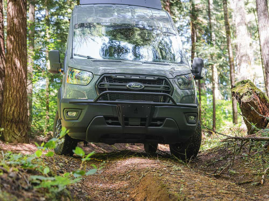Flatline Van Co. 2015-2026 Ford Transit Van Nudge Bar – on the trail, image 11 of 17
