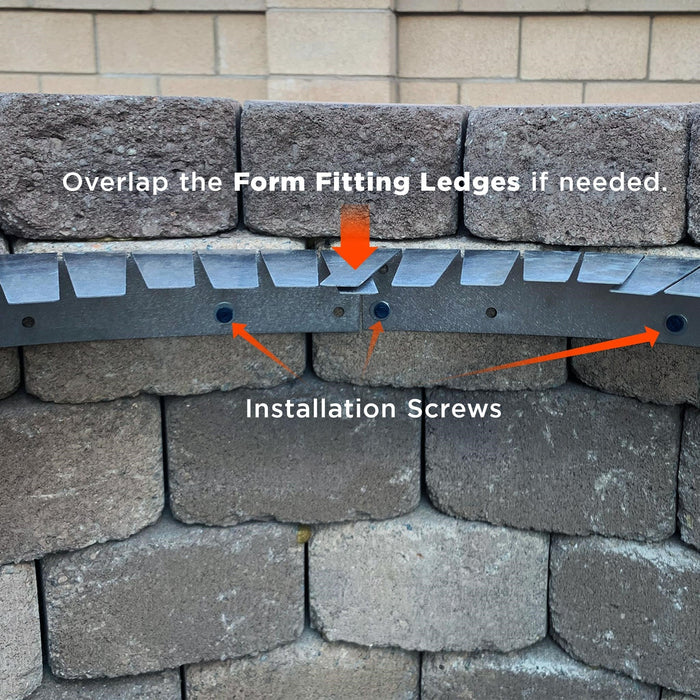 Form Fitting Fire Pit Ledge Starfire Designs