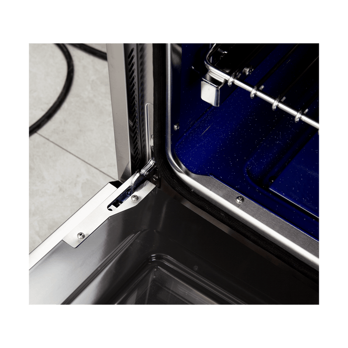 Forno 36-Inch Capriasca Gas Range with 6 Burners and Convection Oven in Stainless Steel with Red Door (FFSGS6260-36RED)