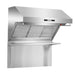 Forno 36" Wall Mount Range Hood with Red Light Warmer, Shelf/Backsplash, and 1200 CFM Motor (FRHWM5029-36HB) Range Hoods Forno 