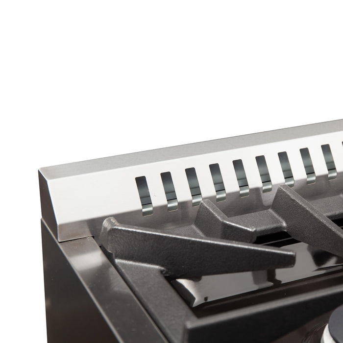 Forno 3-Piece Appliance Package - 48-Inch Dual Fuel Range, Refrigerator, & Wall Mount Hood with Backsplash in Stainless Steel (FBDL-017-04CAUS)